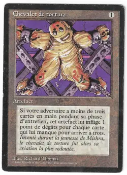►Magic-Style◄ MTG - The Rack - French Revised FBB - Played - Image 1