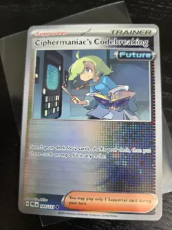 POKEMON TCG: CIPHERMANIAC’S CODEBREAKING 104/131 PRISMATIC POKEBALL REVERSE MINT - Image 1