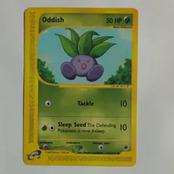 Oddish 122/165 - NON-HOLO - Expedition - eREADER - WOTC POKEMON CARD - NM - Image 1
