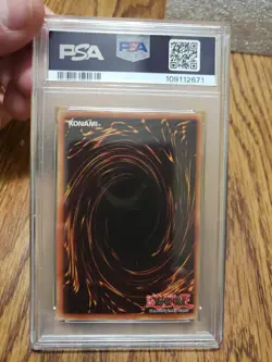 2002 Yugioh White Magical Hat MRD016 Metal Raiders 1st Ed PSA 8 NM-MT Fresh Slab - Image 2