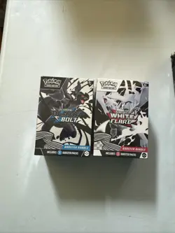 Pokemon Black Bolt and White Flare Booster Bundle Set of 2 Sealed New - Image 1