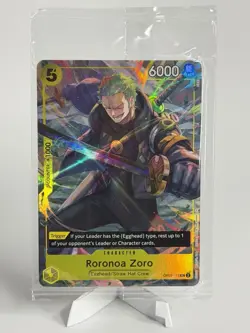 One Piece Roronoa Zoro (OP07-113) Promo illustration box Foil 6000 Power 5 Cost - Image 1