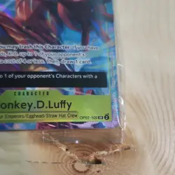 Bandai One Piece CCG Monkey.D.Luffy SR OP07-109 Awakening Holo 6000 Power - Image 5