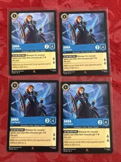 4x Disney Lorcana - Fabled - Anna - True-Hearted - 137/204 x4 - Image 1