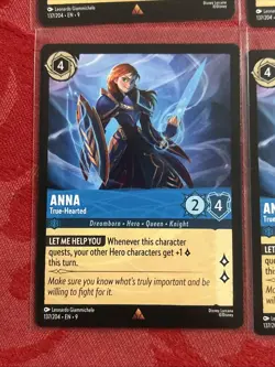 4x Disney Lorcana - Fabled - Anna - True-Hearted - 137/204 x4 - Image 4