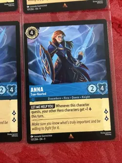 4x Disney Lorcana - Fabled - Anna - True-Hearted - 137/204 x4 - Image 5