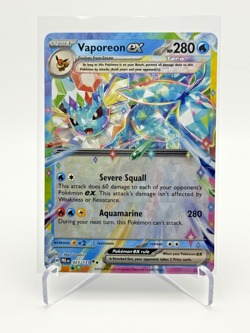 Vaporeon ex 023/132 | Prismatic Evolutions | Double Rare | Holo | NM - Image 1