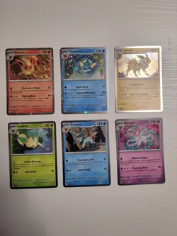 Flareon Vaporeon Jolteon Leafeon Glaceon Sylveon Black Star Promos Svp 167-172 - Image 1