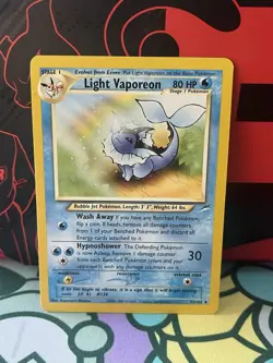 Light Vaporeon Neo Destiny 52/105 Uncommon Non Holo - NM - Image 1