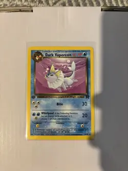 Pokemon TCG Dark Vaporeon Team Rocket 45/82 Regular 1st Edition Uncommon - Image 1