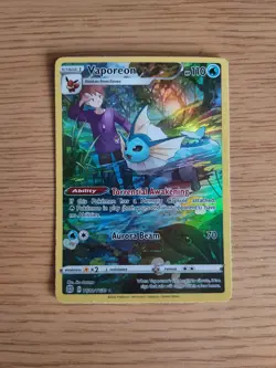 Pokemon Vaporeon TCG TG02/TG30 Brilliant Stars Trainer Gallery Ultra Rare Holo - Image 1