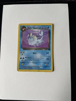 Dark Vaporeon Team Rocket 45/82 Uncommon Pokemon Card - Image 2