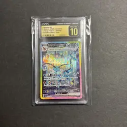 2024 POKEMON TERASTAL FEST EX SPECIAL ART RARE VAPOREON EX CGC 10 PRISTINE - Image 1