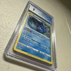 2020 Pokemon Cosmos Holo Black Star Promo Vaporeon #SWSH072 CGC 9 Mint - Image 3