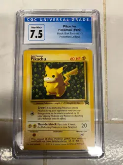 Ivy Pikachu #1 - Black Star Promo - WoTC Pokemon Card *CGC GRADE 7.5* - Image 1