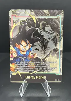 Energy Marker E03-05 Son Goku Gold Prize Promo Dragon Ball Card English - Image 1