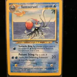 Tentacruel 10/18 Southern Islands Regular Pokemon Card - Image 1