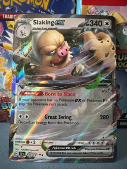 Pokemon TCG Slaking EX 147/191 Surging Sparks Double Rare Card (NM Condition) - Image 1