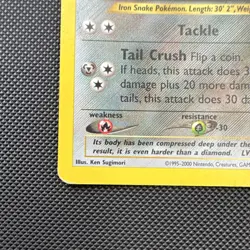 Pokemon Steelix 15/111 Neo Genesis 2000 Stage 1 110 HP Holo Rare English Card - Image 5