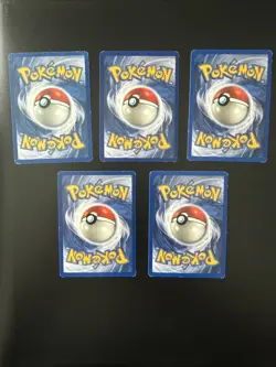 Pokemon Base Set - 5 Card Common Lot - Image 2