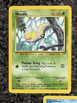 1999 Pokemon Cards Lot Of 5 Base Set - Image 2