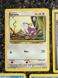 1999 Pokemon Cards Lot Of 5 Base Set - Image 4