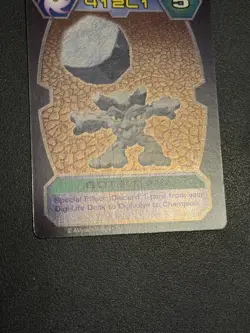 Gotsumon DT-4 Holo Rare Digimon Card D-Tector Series 1 2002 Bandai - Image 3