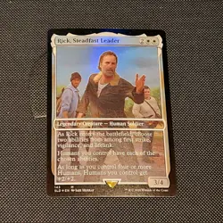 Rick Steadfast Leader Secret Lair Drop Foil Card, Never Played - Walking Dead - Image 1