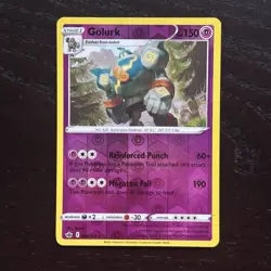 Golurk 066/198 Pokemon Chilling Reign Sword & Shield Reverse Holo Rare NM - Image 1