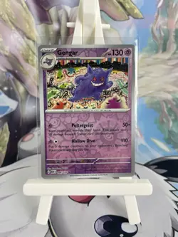 Pokemon Gengar TCG Scarlet & Violet 151 Card 094/165 Reverse Holo - Image 1