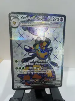 Pokemon Vespiquen EX TCG Sv03: Obsidian Flames Holo Ultra Rare Card 212/197 - Image 1
