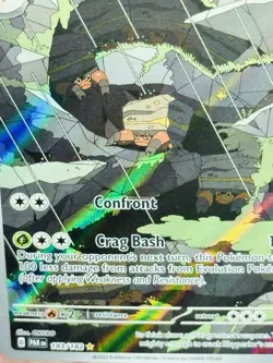 Pokemon Crustle 183/182 SV04: Paradox Rift Illustration Rare Full Art Holo Card - Image 3