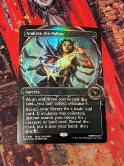 MTG Card: Analyze the Pollen (Murders Karlov Manor) SHOWCASE FOIL - Image 1
