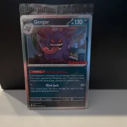 Pokemon Gengar 050/088 Promo Holo Card 130HP Mind Jack English TCG 2022 - Image 1