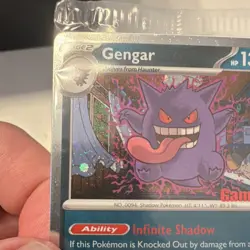 Pokemon Gengar 050/088 Promo Holo Card 130HP Mind Jack English TCG 2022 - Image 2