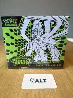 Pokemon TCG Perfect Order PKC Pokemon Center Elite Trainer Box ETB New *tear* - Image 1