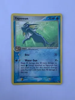 2006 Pokemon POP Series 3 Vaporeon Holo #6/17 - Image 1