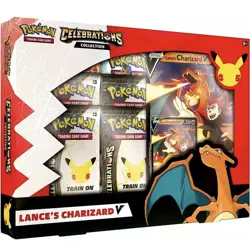 Pokemon TCG: Celebrations 25th Anniversary Lance's Charizard V Box New & Sealed - Image 1