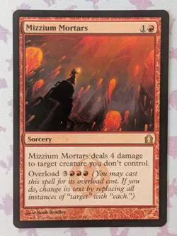 MTG Return to Ravnica Mizzium Mortars #101/274 Rare - Image 1