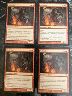 4x Hellrider - Dark Ascension - Magic the Gathering MTG - LP - Image 1