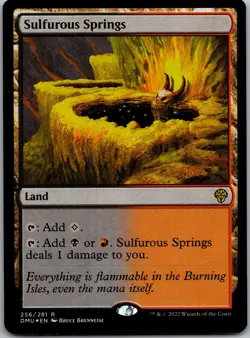 Sulfurous Springs R Dominaria United 256 NM Foil - Image 1