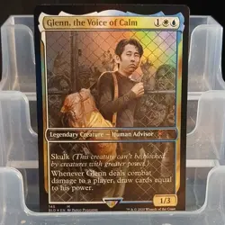 Magic: The Gathering Glenn, the Voice of Calm White Blue Mythic Secret Lair Foi… - Image 1
