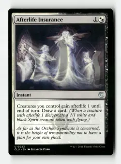 Afterlife Insurance - Ravnica: Clue Edition (CLU) - Image 1