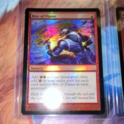 Rare Magic: The Gathering Rite of Flame Foil Sorcery x1 English Red - Image 2