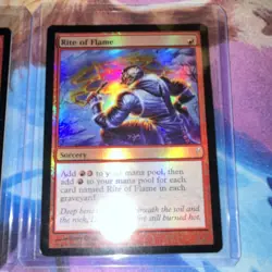 Rare Magic: The Gathering Rite of Flame Foil Sorcery x1 English Red - Image 3