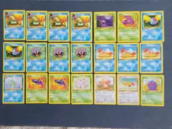 Lot Of 26 1st Edition Jungle & Fossil Set 1999 Pokemon Cards - Image 1