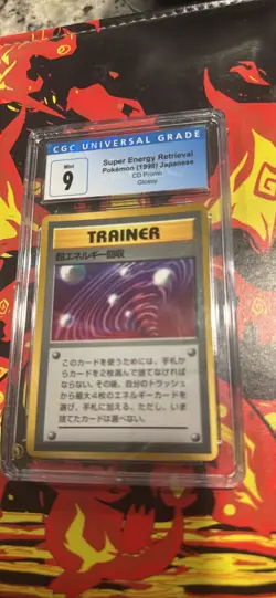 1998 Pokemon Japanese CD Super Energy Retrieval, CGC 9 Mint - Image 1