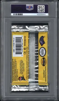 2000 Pokemon Base 2 "Thick Font" Gyarados PSA 10 Booster Pack GEM MINT Free Ship - Image 2