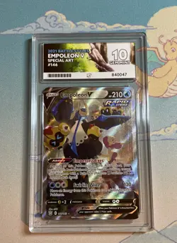 Pokemon Empoleon V 146/163 Alternative Art BATTLE STYLES GEM MINT ACE 10 🐧 - Image 1