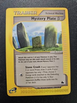 Pokemon Skyridge Mystery Plate Beta 134/144 NEAR MINT - Image 1